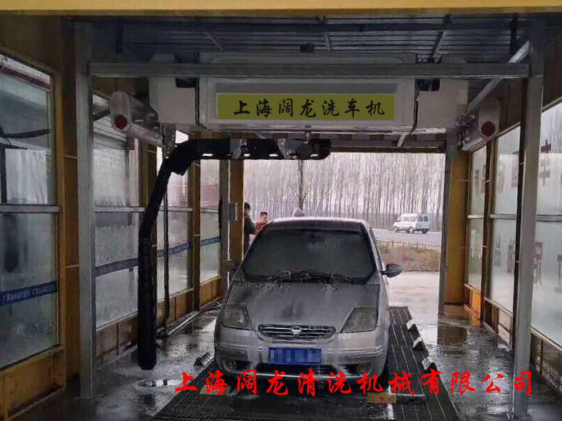 河北省邢臺市廣賓加油站旋7洗車機安裝調試完畢
